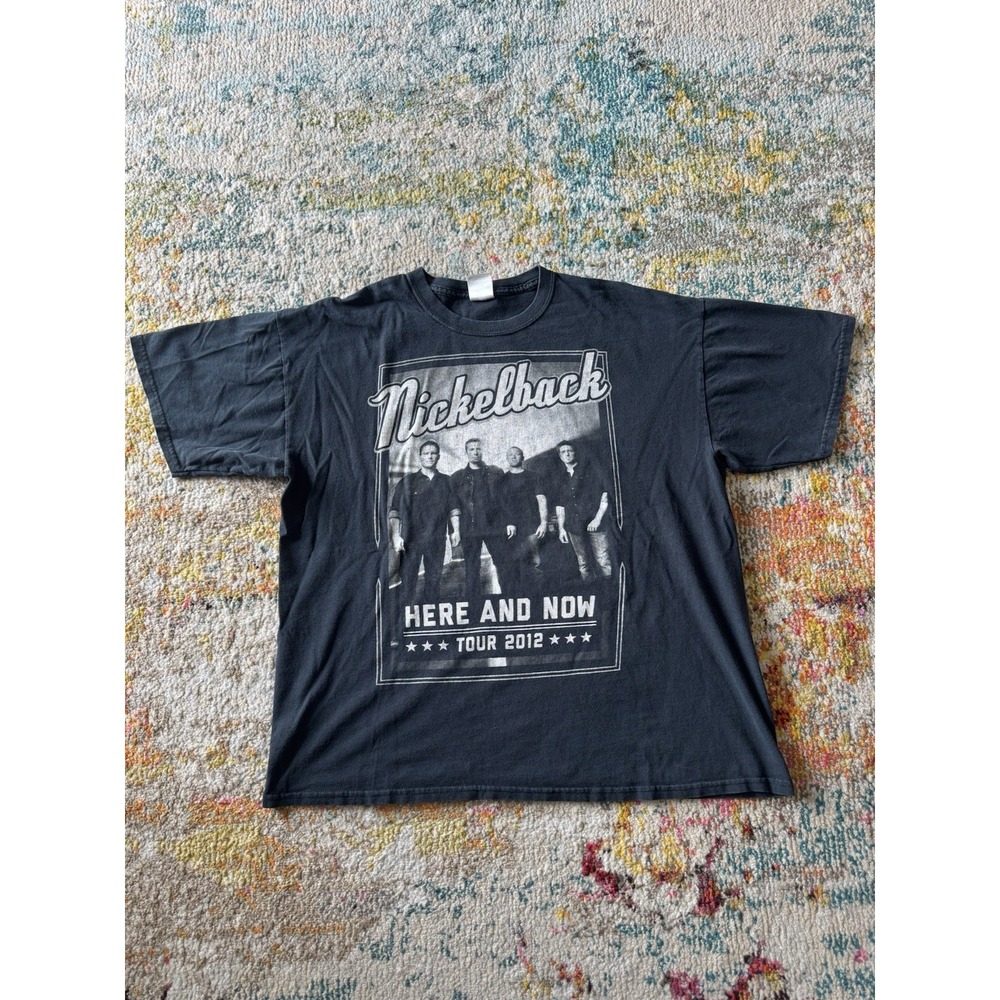 2012 Nickelback Here and Now Band Tour T-Shirt Size XL
